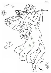 Fairy Printable coloring pages