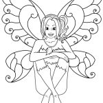 Fairy Smiles coloring pages