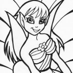 Fairy is Smiling coloring pages