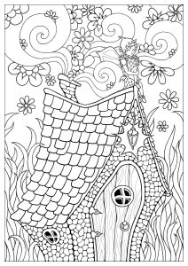 Fairy’s House coloring pages