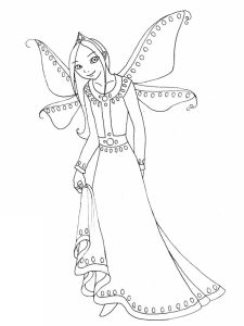 Fairys coloring pages