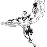 Falcon Marvel coloring pages