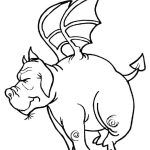 Fat Dragon coloring pages
