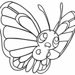 Flying Butterfree coloring pages