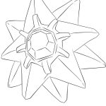 Free Printable Starmie coloring pages