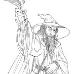 Gandalf wizard coloring pages