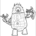 Giant Robot from Monsters vs Aliens coloring pages