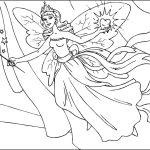 Glorious Fairy coloring pages