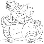 Godzilla coloring pictures