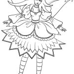 Goth Fairy coloring pages