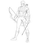 Hawkeye coloring pages activity