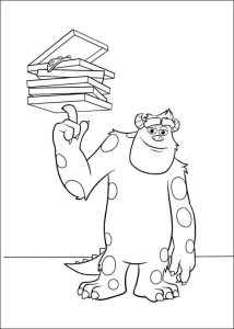 James P. Sullivan from Monsters University coloring pages