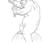 King Kong and Jane coloring pages