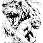 King Kong coloring pages free