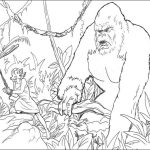 King Kong movie coloring pages