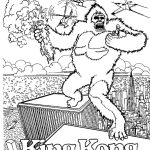 Kong and airplanes coloring pages