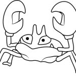 Krabby coloring pages