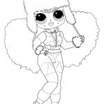 LOL OMG Winter Chill ICY Gurl coloring pages