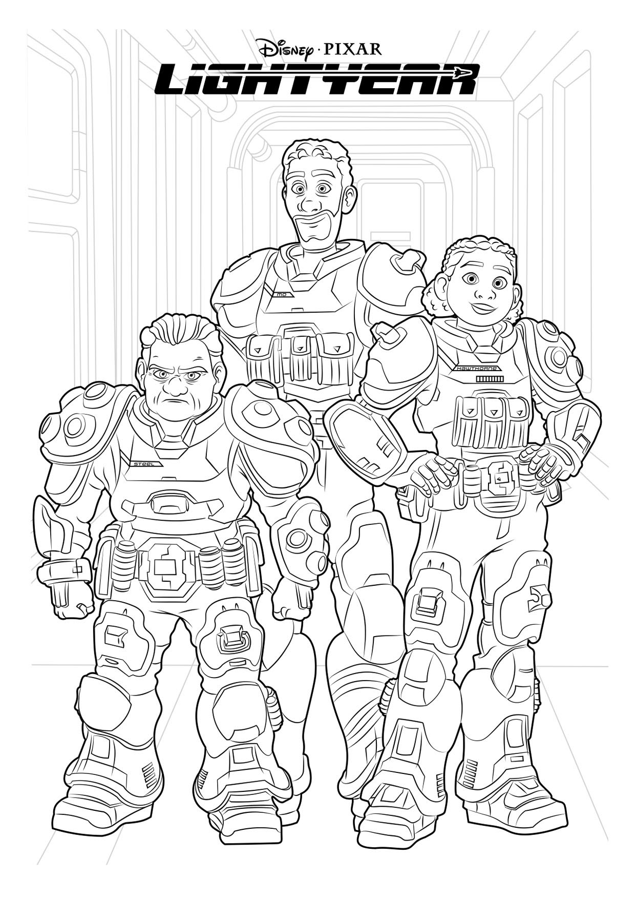 Lightyear space rangers coloring page - Coloring pages