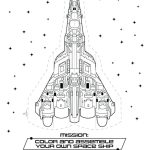 Lightyear space ship coloring pages