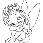 Little Elf Fairy coloring pages