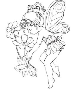 Little Fairy Girl coloring pages