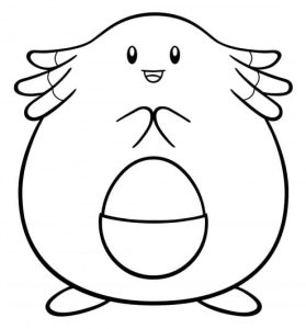 Lovely Chansey coloring pages
