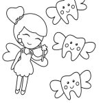 Lovely Tooth Fairy coloring pages