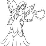 Magical Fairy coloring pages