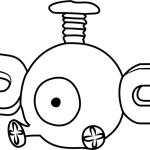 Magnemite pokemon coloring pages