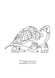 Merton DC League of Super Pets coloring pages