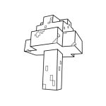 Minecraft Tree coloring pages
