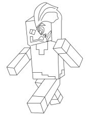 Minecraft face coloring pages - Coloring pages 🎨