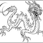 New dragon coloring pages