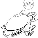 PJ Masks vehicle coloring page