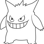 Pokemon Gengar coloring pages