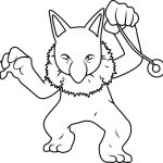Pokemon Hypno coloring pages