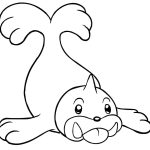 Pokemon Seel coloring pages