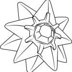 Pokemon Starmie coloring pages