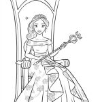 Princess Elena coloring pages
