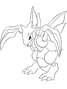 Printable Scyther coloring pages