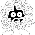 Printable Tangela Pokemon coloring pages