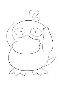 Psyduck coloring pages