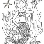 Queen Mermaid coloring pages