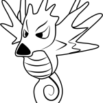 Seadra pokemon coloring pages