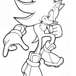 Shadow Sonic 2 movie coloring pages