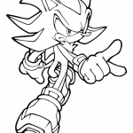 Shadow Sonic Adventure 2 coloring pages