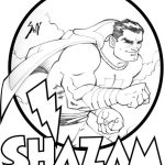 Shazam Printable coloring pages