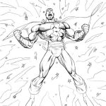 Shazam is Angry coloring pages