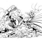 Shazam vs Hulk coloring pages